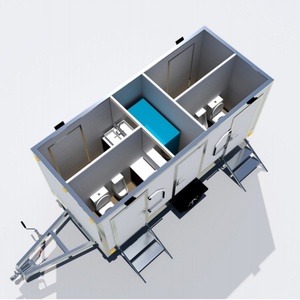 Maisons-conteneurs en tôle galvanisée durables, écologiques, portables, de conception chinoise moderne, pour les écoles et les bureaux - Product Image 5