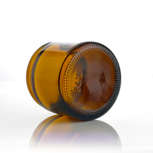 Vente en gros 3.3oz 100ml Bougie en verre ambré avec bouchon à vis pour crème pour le visage Crème liquide pour les yeux Blush Emballage - Product Image 5