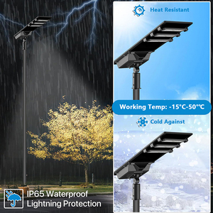 Nouveau produit, lampadaire solaire LED intégré tout-en-un en aluminium, étanche IP65, 240w 300w 400w 500w 600w - Product Image 3