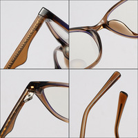 Lunettes à monture optique carrée de 54 mm avec verres photochromiques et filtre anti-lumière bleue pour la vente en gros