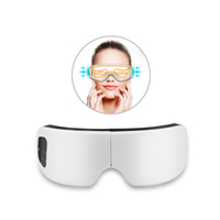 Intelligentes Bluetooth-Augenmassagegerät, Tragbares Augentherapiegerät mit Wärme & Musik zur Stresslinderung und für Besseren Schlaf