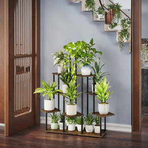 <span class=keywords><strong>Support</strong></span> De Plante De Balcon De Salon Intérieur Écologique À Cinq Niveaux <span class=keywords><strong>Support</strong></span> En Métal Extérieur pour Pots De Fleurs Pour Pots De Fleurs - Product Image 1