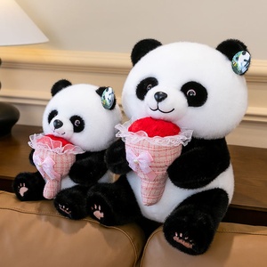 ตุ๊กตาแมวขาวดำตัวใหญ่น่ารัก, ตุ๊กตาแมวขาวดำถือดอกไม้, ตุ๊กตาสำหรับงานแต่งงาน, ของขวัญวันหยุด - Product Image 3
