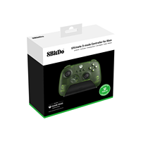 Control de Juego Inalámbrico 8Bitdo Ultimate de 3 Modos con Motor de Vibración y Función Turbo para PC