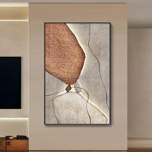 <strong>Large</strong> Framed Digital Wall Painting with Aluminum Alloy <strong>Frame</strong> Home Decor for Living Room or Tall Walls - Product Image 4