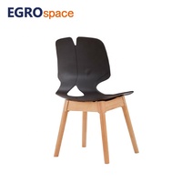 Chaise d'invité empilable EGROspace pour salle de réunion, salle de conférence, formation, salle de conseil et bureau