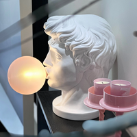 Nouvelle conception de lampe de table sculpturale LED Villa David Grèce avec bulles de savon