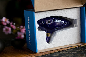 <span class=keywords><strong>Flauta</strong></span> de ocarina de cerámica con 12 agujeros, alta C, Zelda, con songbook, gran oferta, 2023 - Product Image 6