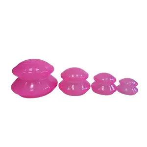 Custom Logo Silicone anti cellulite cupping Chinese medicine physiotherapy vacuum silica gel massage cup Vacuum Cupping