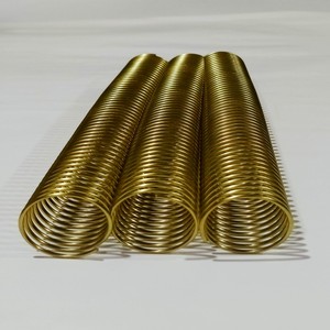 Ganghua bronzo 50mm metallo singole spirali si arrotola con Gild bobina legante filo legante anello legante <span class=keywords><strong>per</strong></span> il Menu di <span class=keywords><strong>rilegatura</strong></span> - Product Image 2