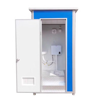 Cabine de toilette publique modulaire mobile de douche portable installation facile conteneur de maison préfabriquée