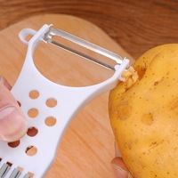 P1152 Thuis En Keuken Multifunctionele Roestvrijstalen Dunschiller Aardappel Komkommer Raspen
