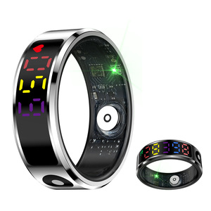 Nouvelle bague connectée intelligente avec moniteur de fréquence cardiaque, d'oxygène sanguin et de sommeil, étanche, pour le suivi sportif Android et iOS - Product Image 2