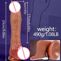 Jouet sexuel en silicone pour adultes, pénis, bâton de masturbation pour femmes, télécommandé, extensible, chauffant, jouets sexuels pour adultes pour la masturbation