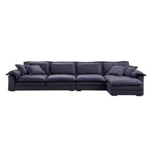 Living Room Furniture Sofa Sectional L Shape Fabric Sofa Set With Customize Material Chaise Lounge Sofa Set