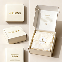 Boîtes d'emballage en carton ondulé personnalisées pour cadeaux, dossiers imprimés, boîtes d'expédition avec laminage mat et logo