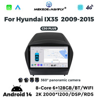 MEKEDE & NAVIFLY X SERIES Unité principale de voiture Android Navigation GPS Car-play 8 Core Wireless Car-play pour Hyundai IX35 2009-2015