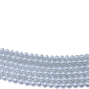 Perles d'eau douce rondes Zhuji de 4-5 mm, presque parfaites, avec une forte luminosité, couleur blanche, accessoires de bricolage, semi-finis, vente en gros - Product Image 5