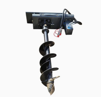 Mini-tarière hydraulique haute performance pour creuser des trous dans la terre, avec garantie d'un an, pour chargeuses compactes