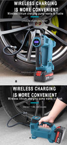 <span class=keywords><strong>Pompe</strong></span> à air numérique sans fil Portable <span class=keywords><strong>pompe</strong></span> à pneu haute capacité Portable <span class=keywords><strong>pompe</strong></span> gonflable à pneu extérieur pour <span class=keywords><strong>Makita</strong></span>-batterie - Product Image 6