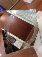 Machine de sablage au laser à fibre MORNSUN pour le traitement des miroirs de salle de bain LED et du verre givré