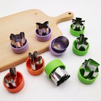 16 Pcs Roestvrij Staal Grote Vlinder Bloem-Vormige Groente, Fruit Cutter, Cookie Decorating Gereedschap