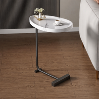 Table basse moderne minimaliste en métal durable pour salon et salle à manger, meubles de maison