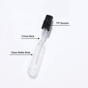 Envases <span class=keywords><strong>de</strong></span> Perfume Personalizados con Cuello Prensado, Mini Botellas Redondas <span class=keywords><strong>de</strong></span> Muestra <span class=keywords><strong>de</strong></span> 2ml y 2.5ml, Atomizador para Viajes, Envases Cosméticos - Product Image 3
