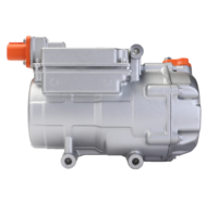 Compresseur de climatisation DC 350V 24cc, réfrigérant R407c, pour voitures, type universel, compresseur électrique automobile, prise latérale
