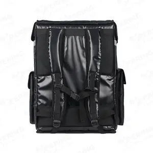 Custom Logo Motorcycle Bike Rider Grocery Backpack Pizza Food Insulated E Bike Delivery Bag