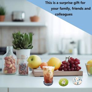 Sublimation <b>Car</b> <b>Coasters</b> Blanks With Cork Back MDF USA WAREHOUSE Sublimation Blanks Bulk Products <b>Car</b> <b>Coasters</b> Sublimation Blank - Product Image 3