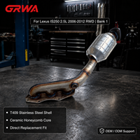 Convertisseur catalytique à collecteur GRWA pour Lexus IS250 2.5L 2006-2012, côté passager, RWD, Bank 1