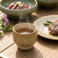 Tasses à thé rustiques de style japonais rétro, de grande valeur, pour hôtels, gîtes et maisons, tasses à café portables, élégantes, pour un usage quotidien