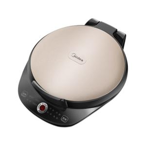 Grill électrique Midea 29-31 cm, double face chauffante, pour crêpes, doré, 1000W, type gril - Product Image 1