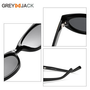 Lunettes de soleil Greyjack Cat Eye, monture noire TR90, UV400 polarisées, unisexe, petite monture, type 3, pare-soleil K050 - Product Image 3