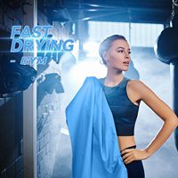 Serviettes de sport en microfibre suédée tissée, super absorbantes, séchage rapide, personnalisées EMD, pour la gym, le camping, la randonnée, le yoga, le pilates