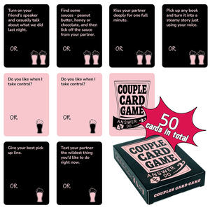 Juego de Cartas <span class=keywords><strong>Sexuales</strong></span> para Parejas, Juego de Mesa Interactivo para Citas, Responde <span class=keywords><strong>Preguntas</strong></span>, Juega, Bebe, Entretenimiento, Cartas de Juego Interactivas para Parejas - Product Image 1