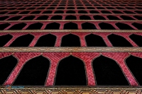 Tapis de prière en soie fait main pour mosquée tufté tressé rembourré lavable voyage maison voiture pique-nique caractéristiques