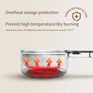 Marmite électrique 1,5 L-Idéal pour les ragoûts, les soupes et autres appareils ménagers en gros Pot à nouilles électrique multifonctionnel - Product Image 4