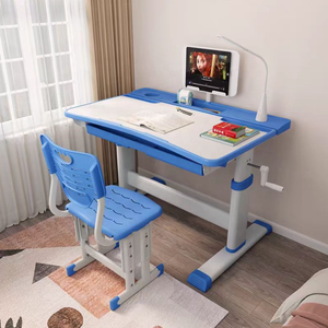 Muebles para Dormitorio de <span class=keywords><strong>Estudiantes</strong></span> al Mejor <span class=keywords><strong>Precio</strong></span>, Conjunto de Silla y Escritorio Ergonómico para Escuela Secundaria, Hogar, Oficina, Sala de Estar y Aula Infantil - Product Image 1