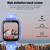 Nouvelle montre connectée GPS pour enfants D57, réseau 4G, appel vidéo, localisation GPS, géolocalisation, SOS, surveillance du sommeil, montre connectée pour enfants