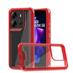 Coque de téléphone transparente combinée colorée antichoc dur PC housse en TPU souple pour Motorola Moto G54 G84 <span class=keywords><strong>GO4</strong></span> G14 G24 Power - Product Image 3