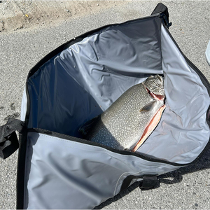 Sac isotherme pliable 24L en TPU pour la pêche, étanche, anti-fuite, épais, pour la conservation des aliments frais, réfrigérateur souple pour la pêche en mer et la pêche sur roche, avec compartiment pour glace - Product Image 6