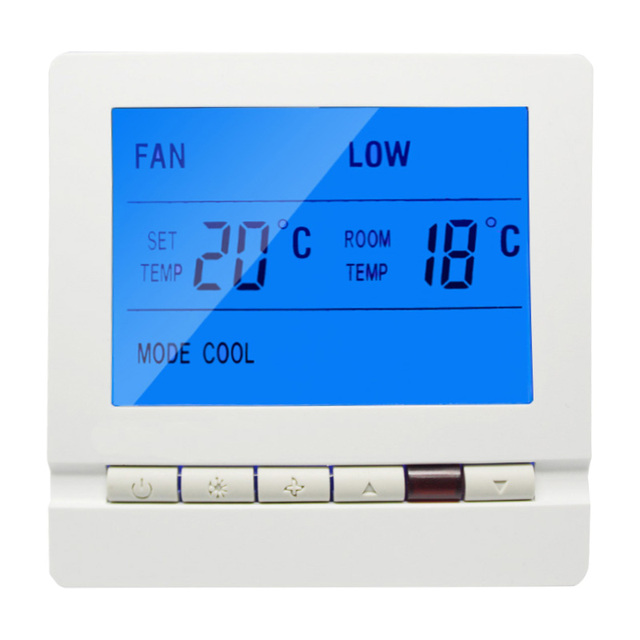 Touch Screen WIFI Air Conditioner NTC Sensor System Electric Room Thermostat Modbus Adjustable Temperature Controller