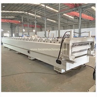Machine de fabrication de tuiles de tôle ondulée et trapézoïdale en métal galvanisé IBR double couche