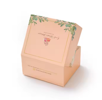 Nouveauté : Boîtes en carton biodégradable et recyclé personnalisées pour l'emballage de tiramisu, biscuits et desserts, avec doublure en éponge, en gros