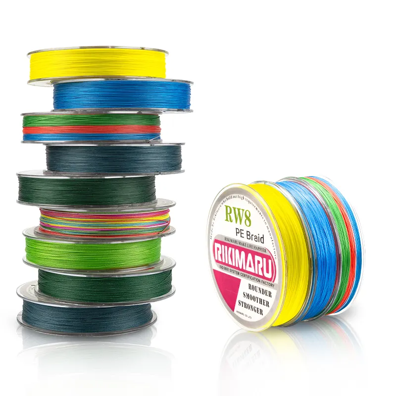 4/8/9/ 12 X Premium Quality Custom Brand Fishing Line Supply Floating&Sinking Braided Angling Lines Manufacturer hilo de pescar