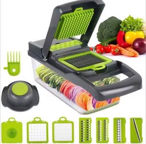 Wholesale 16 in 1 Cutter Veggie <b>Chopper</b> Mandoline Fruit Slicer <b>Vegetable</b> Cutter Potato Cutter Slicer Machine Peeler Home Kitchen - Product Image 2