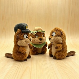 Peluche de chipmunk de <span class=keywords><strong>dessin</strong></span> <span class=keywords><strong>animé</strong></span>, jouet en peluche doux, poupée en tissu brodée aux yeux, cadeau mignon pour la décoration de chambre d'enfant - Product Image 6