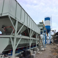 Centrale à béton de type godet avec élévateur à trémie